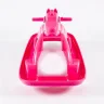 Качалка-лошадка Doloni Toys 90х50см пластиковая с ручками, розовая до 30 кг