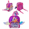 Рюкзак Kids Hits My Little Pony два відділення 28x13x24 см з брелоком і крильцями фіолетовий