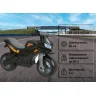 Мотоцикл-каталка Orion Yamaha двухколесный 68см черный, широкие колеса/до 20кг, детский