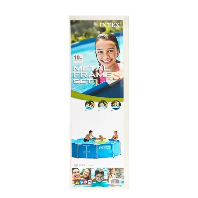 Басейн каркасний Intex 305x76см Metal Frame Pool 4485л з фільтр-насосом 28202