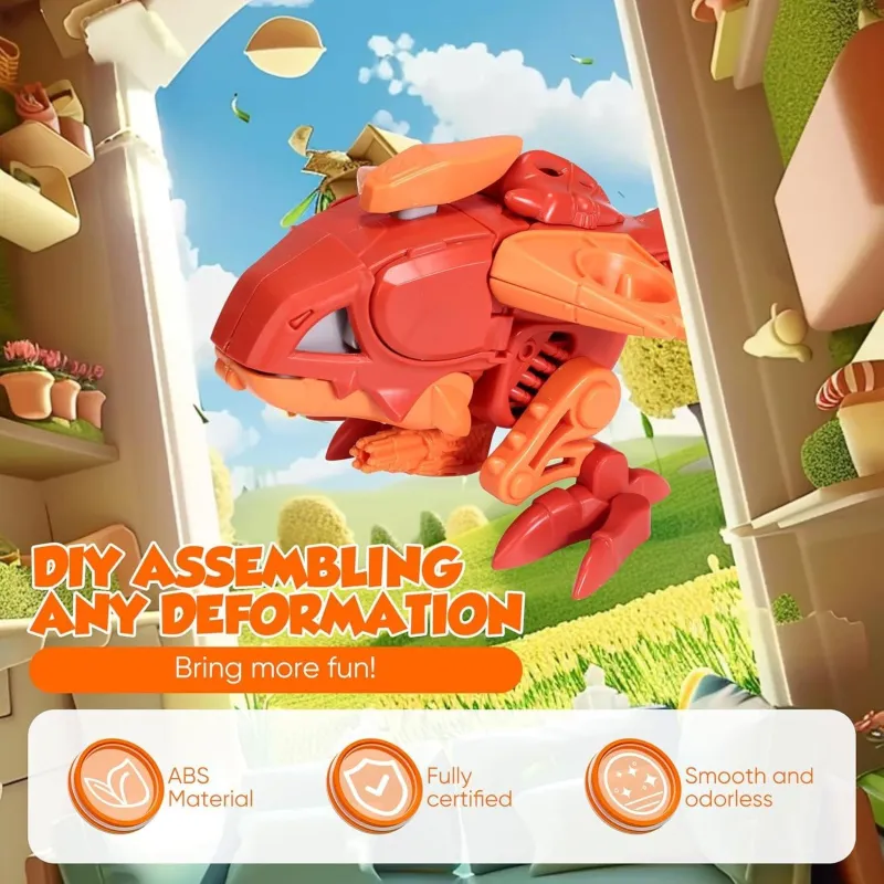 Трансформер Star Toys Птерозавр-Гелікоптер світло, звук ECXP2303-F