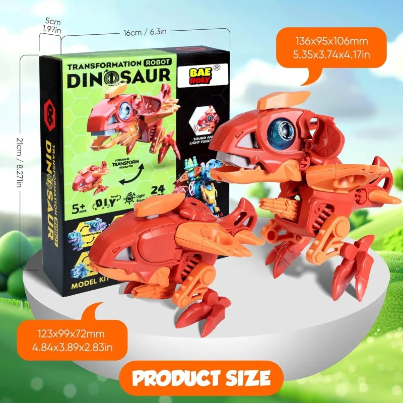 Трансформер Star Toys Птерозавр-Гелікоптер світло, звук ECXP2303-F