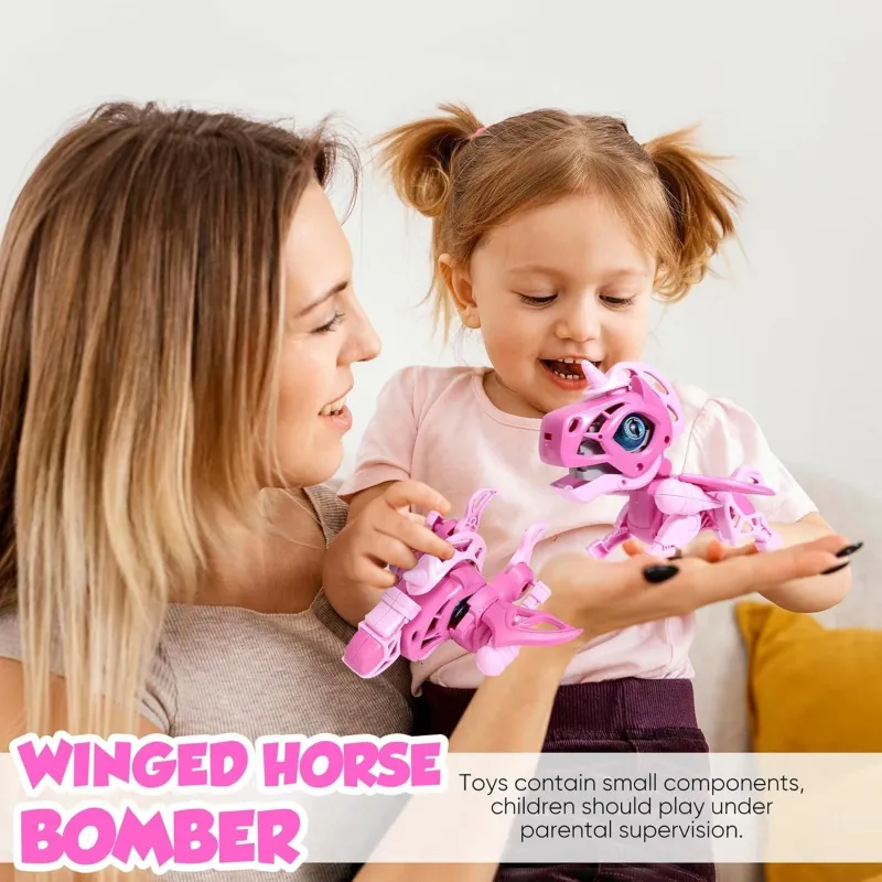 Трансформер Star Toys Єдиноріг-Бомбардувальник світло, звук ECXP2303-B
