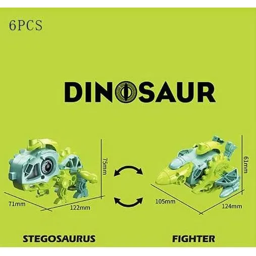 Трансформер Star Toys Стегозавр-Винищувач світло, звук ECXP2303-C