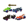 Трек-паркінг Star Toys Динозавр червоний 43 см стріляє стрілами 4 машинки, світло та звук