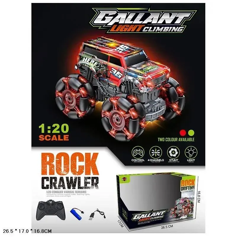 Радиоуправляемый гоночный джип XHX Toys внедорожник 1:20 с аккумулятором 3.7V и подсветкой