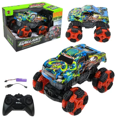 Гоночный джип на радиоуправлении XHX Toys 1:20 внедорожник на роликовых колесах с аккумулятором и светом
