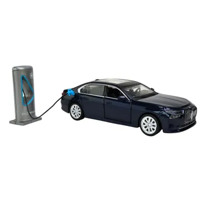 Іграшка машина мет. АВТОПРОМ арт. 68730 (32шт) 2кольори 1:32 BMW I7, батар., світло, звук, відкр.двері, капот