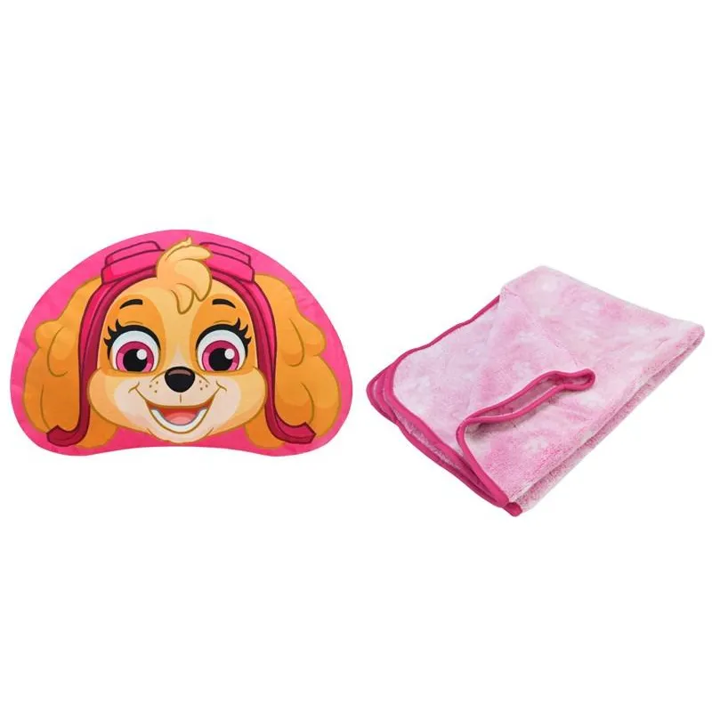 М'яка іграшка з пледом Paw Patrol арт. KH70/002L (8шт) подушка 44*29*7см плед 118*80см світиться в темряві