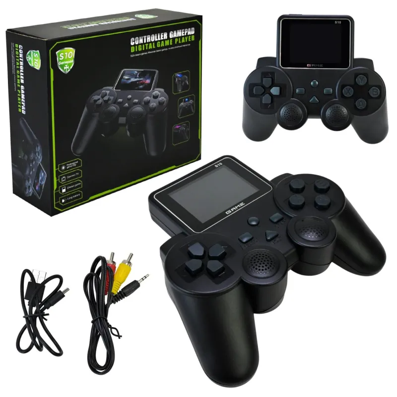 Електронна гра арт. CE2505(50шт) 520 ігор, зарядка USB, акумулятор, кольоровий єкран, р-р геймпаду 16х13х5 см короб.18*6*15см
