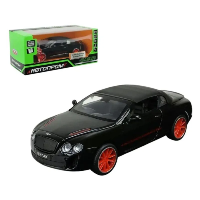 Машина мет. АВТОПРОМ арт. 68313 (48шт/2), 1:32 Bentley Continental Supersports ISR, батар, світ., звук, відкр..двері,