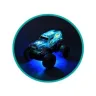 Радиоуправляемая машинка KRC Монстр-трак Shark 13см джип на аккумуляторе со светящимся корпусом