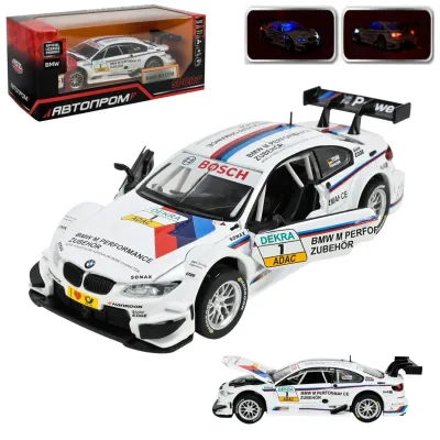 Машина мет. АВТОПРОМ арт. 68355(W) (48шт) 1:32 BMW M3 DTM, батар,світло,звук,відкр.двері,кор. 18*9*8см