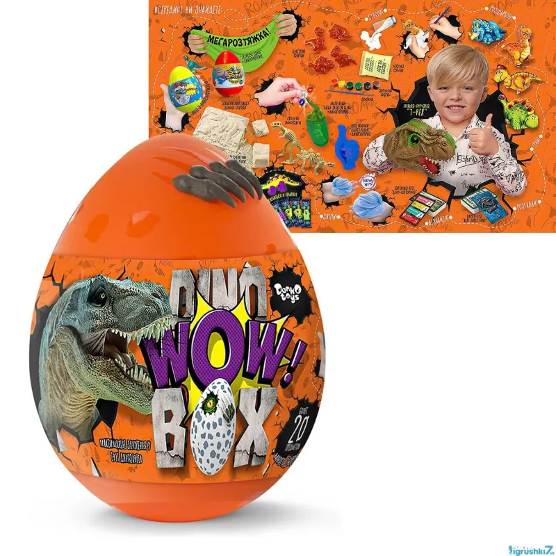 Креативна творчість "Dino WOW Box" укр/рос (2) Danko Toys