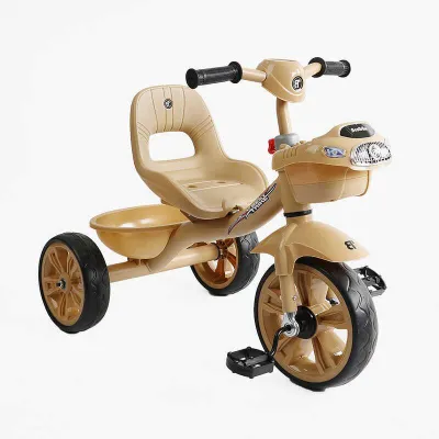 Велосипед 3-х колісний "Best Trike" колеса EVA переднє 10’’, заднє 8’’, сталева рама, УКР. ОЗВУЧУВАННЯ, кошик,