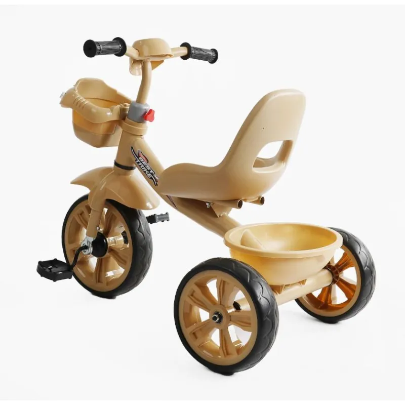 Велосипед 3-х колісний "Best Trike" колеса EVA переднє 10’’, заднє 8’’, сталева рама, УКР. ОЗВУЧУВАННЯ, кошик,