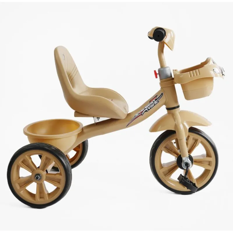 Велосипед 3-х колісний "Best Trike" колеса EVA переднє 10’’, заднє 8’’, сталева рама, УКР. ОЗВУЧУВАННЯ, кошик,