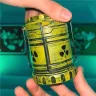 Ліхтар Сталкера лампа у вигляді ядерного реактора 12см із зеленим світлом, розсувний корпус, ручка, на батарейках