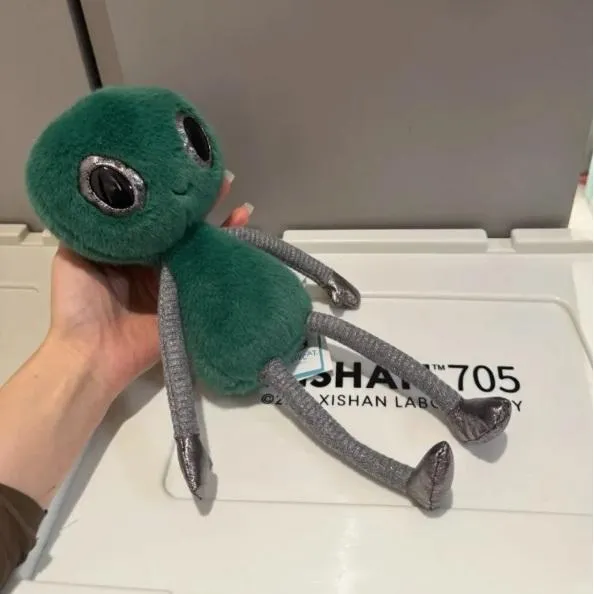 Пришелец Зиллан мягкая игрушка Jellycats Zyllan Alien 33см зеленый инопланетянин з длинными руками и нагами space series