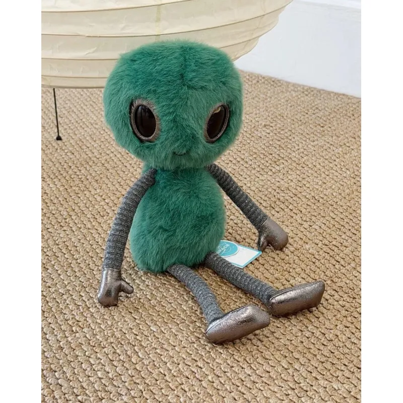 Пришелец Зиллан мягкая игрушка Jellycats Zyllan Alien 33см зеленый инопланетянин з длинными руками и нагами space series