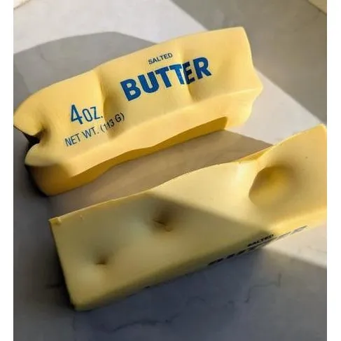 Вершкове масло сквіш 13см Butter іграшка-антистрес шматок вершкового масла, батер-сквіш