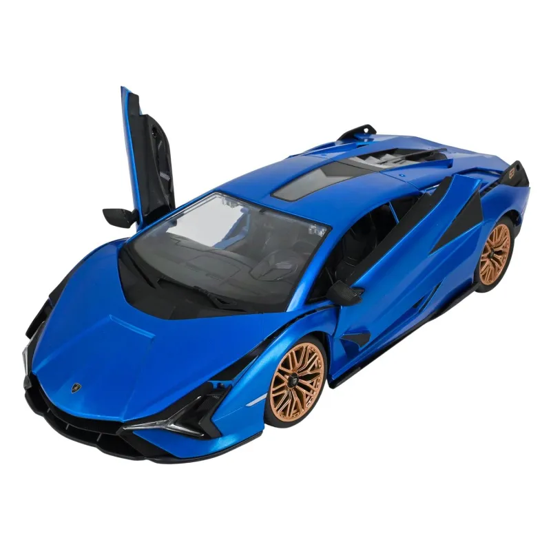 Машинка на пульте Lamborgini Sian детский аккумуляторный спорткар Powermotors с подсветкой 45 см