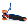 Дитячий самокат Hot Wheels "Країни іграшок" 56 см чотириколісний синій для хлопчика з підсвічуванням коліс та керованим кермом
