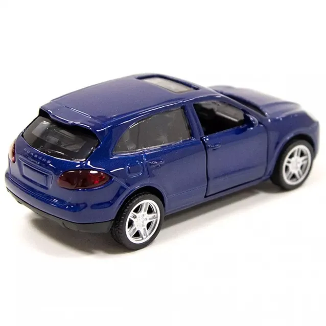 Автомодель Porsche Cayenne S TechnoDrive інерційна металева синя 1:43 двері відчиняються