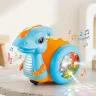 Інтерактивна іграшка Веселий Dino 16см музичний динозавр співає та світиться, об'їжджає перешкоди