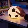 Ночник Футбольный мяч 12.5см силиконовый корпус, мягкий свет, сенсорное переключение, лампа в виде мяча для футбола