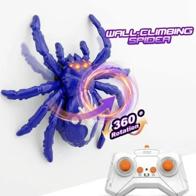 Интерактивный робот паук на пульте Wall Climbing Spider