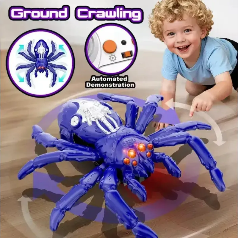 Интерактивный робот паук на пульте Wall Climbing Spider