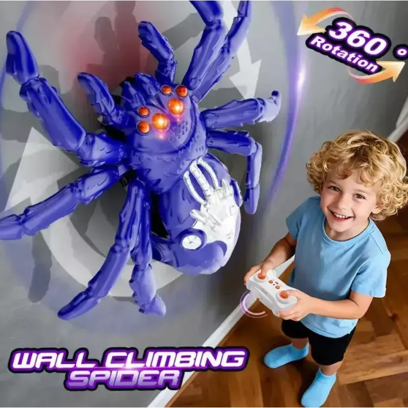 Интерактивный робот паук на пульте Wall Climbing Spider