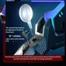 Топор с подсветкой и паром 34 см игрушечное оружие с трансформацией, меняет форму 2в1, вибрация, динамический свет