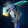 Топор с подсветкой и паром 34 см игрушечное оружие с трансформацией, меняет форму 2в1, вибрация, динамический свет