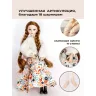 Шарнирная fashion-кукла 32 см сменная одежда 18 шарниров и акриловые глаза в коробке 35 см