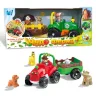 Трактор музичний "WToys", ОЗВУЧ.УКР. МОВОЮ, підсвічування фар, віршики, казки,