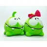М'які іграшки "Ам Ням та Ам Няша" Star Toys набір іграшкових монстриків 20 см герої гри Cut the Rope