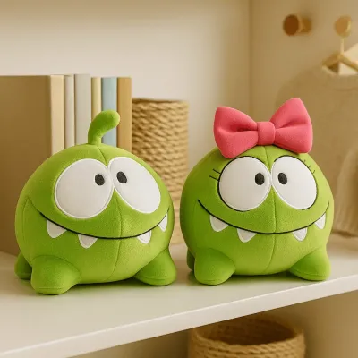 Мягкие игрушки "Ам Ням и Ам Няша" Star Toys набор игрушечных монстриков 20 см герои игры Cut the Rope