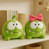 М'які іграшки "Ам Ням та Ам Няша" Star Toys набір іграшкових монстриків 20 см герої гри Cut the Rope