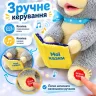 Мягкая игрушка сказочник Країна Іграшок Зайчонок 27см знает 18 сказок на украинском, двигает губами и головой
