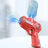 Водяной пистолет Water Gun с подсветкой на аккумуляторе с бутылкой на 200мл дальность стрельбы до 10м