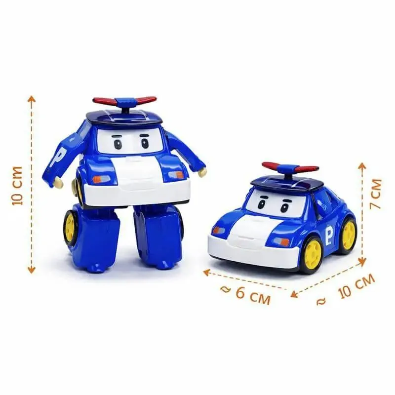 Робокар Полли Star Toys 6 робокаров в наборе: Полли, Эмбер, Хелли, Рой и горноспасательная команда Марк и Бакки
