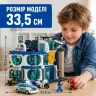 Конструктор Полицейская станция Sluban 686 деталей 33,5 см полицейский участок с фигурками, автобобилем и вертолетом