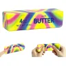 Масло сквиш 13см Butter игрушка-антистресс разноцветный кусок сливочного масла, радужный баттер-сквиш