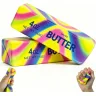 Масло сквиш 13см Butter игрушка-антистресс разноцветный кусок сливочного масла, радужный баттер-сквиш