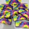 Масло сквиш 13см Butter игрушка-антистресс разноцветный кусок сливочного масла, радужный баттер-сквиш