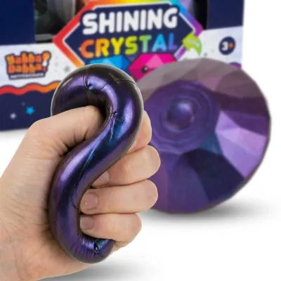 Игрушка жмякалка антистресс Сияющий кристал Yabba Dabba 7см игрушка-тягучка бриллиант, цвет уточняйте