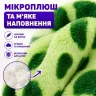 Плюшева Жаба Веселка "Копиця" з магнітами на лапках 50 см м'яка іграшка жабка обіймає будь-які предмети для дітей 3+