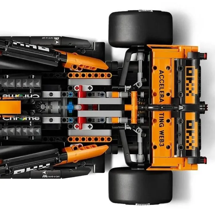 Конструктор Болид Формула 1 Formula Racer на инерционном механизме Pull Back 796 деталей